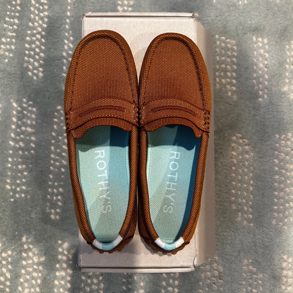 Rothy’s Nutmeg Drivers, size 6